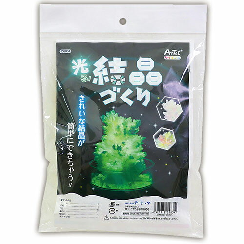 ARTEC 光る!結晶作り ASNATC55834|雑貨・ホビー・インテリア 雑貨 雑貨品
