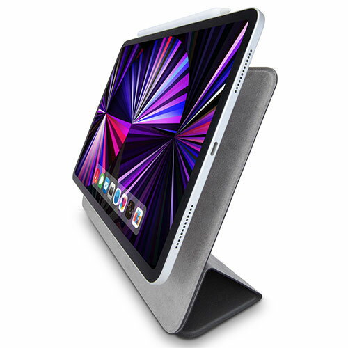 エレコム iPad Pro 11インチ ケース カバー 手帳 フラップ スリム 薄型 軽量 マグネット ブラック ASNTB-A21PMWVPFBK|スマートフォン・タブレット・携帯電話 iPad iPadケース