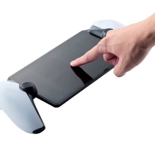 エレコム PlayStation Portal リモートプレーヤー用ガラスフィルム スーパーAR 高透明 ASNGM-P5P23FLGAR|雑貨・ホビー・インテリア ホビー ゲーム機アクセサリ