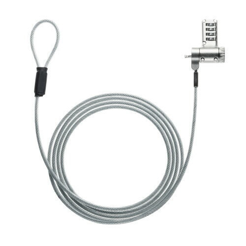 サンワサプライ スロットマルチ対応セキュリティワイヤー(ダイヤル錠) ASNSL-90|雑貨・ホビー・インテ..