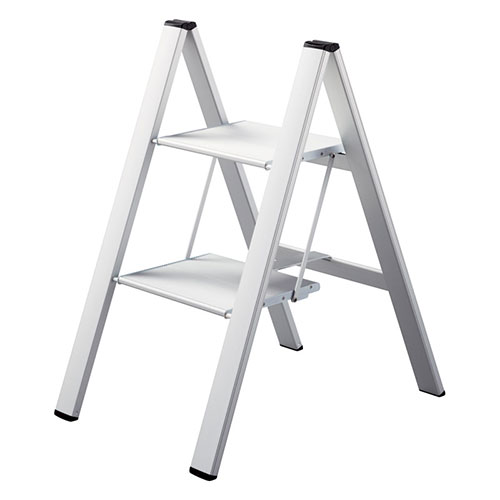 スリムステップ 2段 シルバー ASNK21103214|雑貨・ホビー・インテリア 雑貨 雑貨品