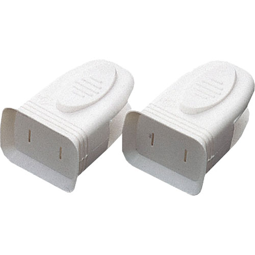 スマイルキッズ にぎりやすい安全プラグカバー ホワイト ASNAKN-08WH|防災用品 安全用品 その他安全用品