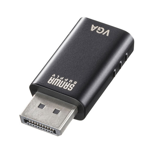 サンワサプライ DisplayPort-VGA変換アダプタ ASNAD-DPV05|雑貨・ホビー・インテリア 雑貨 雑貨品