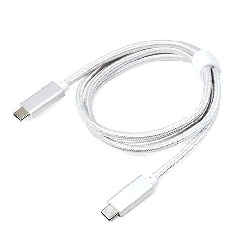 ܥȥ饹ȥƥΥ JTT USB3.2 Gen2 TYPE-C to TYPE-C֥ 1m SLIVER ASNJTCC322-10SV|ѥ ѥյ USB֥