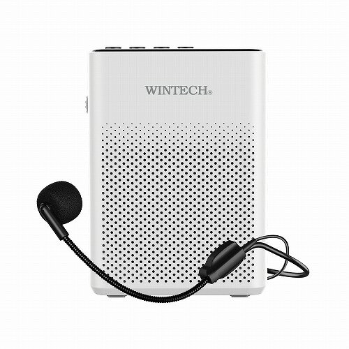 WINTECH ポータブルハンズフリー拡声器 ASNKMA-20C|家電 オーディオ関連 スピーカー