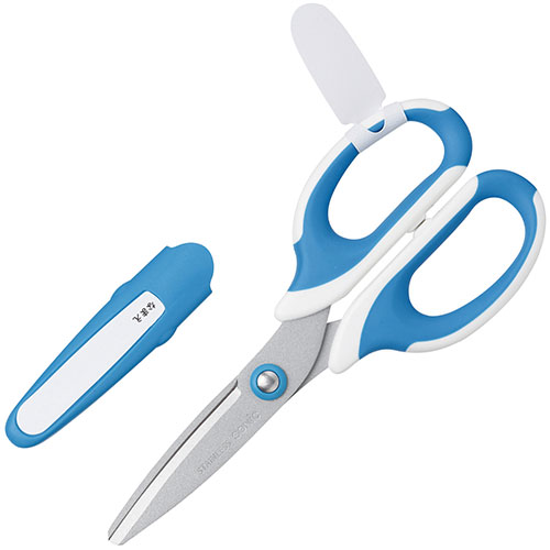 ソニック SONiC 学童はさみ メガサク 右手用 青 ASNSK-312-B|パソコン オフィス用品 その他