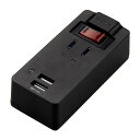 YAZAWA ブレーカースイッチ付1AC2USB2.4A