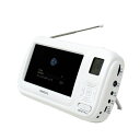 WINTECH AM/FM搭載(手回し充電対応)ポータブルワンセグテレビ ASNTVR-L38R|家電 映像関連 携帯テレビ
