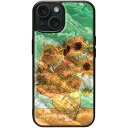 ikins アイキンス MagSafe対応天然貝ケース for iPhone 15 ひまわり ASNI26507i15|パソコン パソコン周辺機器 マウス