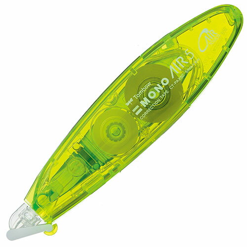 トンボ鉛筆 修正テープ モノエアーペン型 詰替え式 5mm ライム ASNTombow-CT-PAX5C60|雑貨・ホビー・イ..