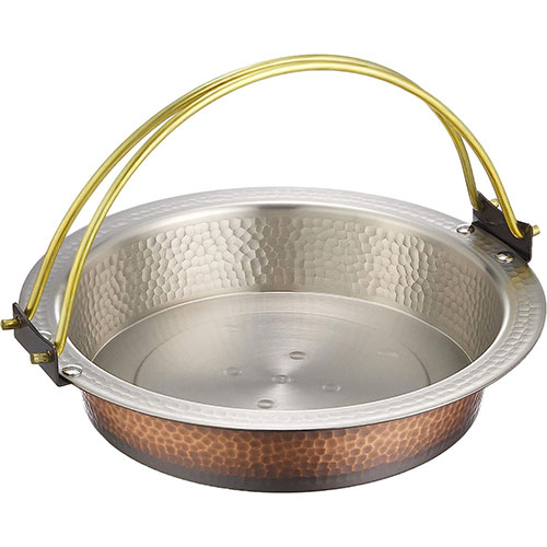 新光金属 赤銅仕上げIH対応ミニ卓上すき焼鍋21cm ASNFS-102IH|雑貨・ホビー・インテリア 雑貨 雑貨品