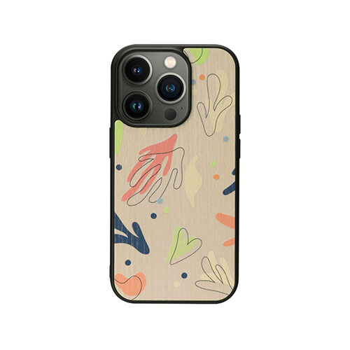 樂天商城 - Man & Wood 天然木ケース for iPhone 14 Pro Botanik Touch 2 背面カバー型 ASNI23627i14P|スマートフォン・タブレット・携帯電話 iPhone iPhone14 Pro ケース