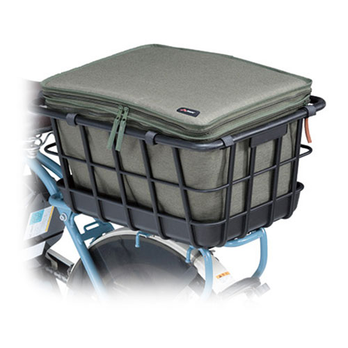 川住製作所 自転車用インナーカバー プレミアム 2段式・前後兼用 カーキ KW-855KH ASN8133812|雑貨・ホ..