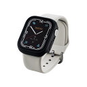 エレコム Apple Watch41mm用フルカバーケース プレミアムガラス 反射防止 ASNAW-21BFCGMBK|スマートフォン・タブレット・携帯電話 iPhone アクセサリー
