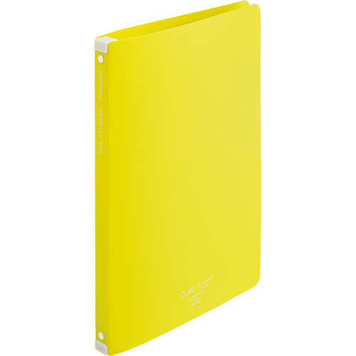【5個セット】 LIHIT LAB. CUBE FIZZ ホルダーファイル(ワイヤ式) イエロー ASNN-6400-5-YEX5|雑貨・ホビー・インテリア 雑貨 雑貨品