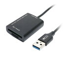 MCO SD microSDカードリーダ USB-A 70cm ASNUSR-ASD2/BK|パソコン パソコン周辺機器 カードリーダー(2)