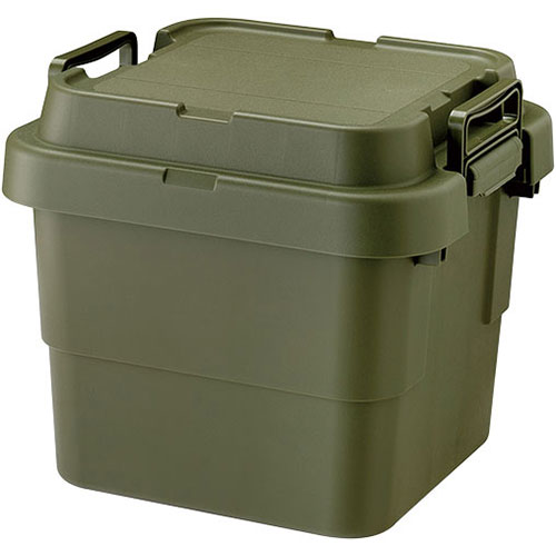 東谷 トランクカーゴ S蓋 30L カーキ ASNTC-30SKH|雑貨・ホビー・インテリア インテリア 収納家具