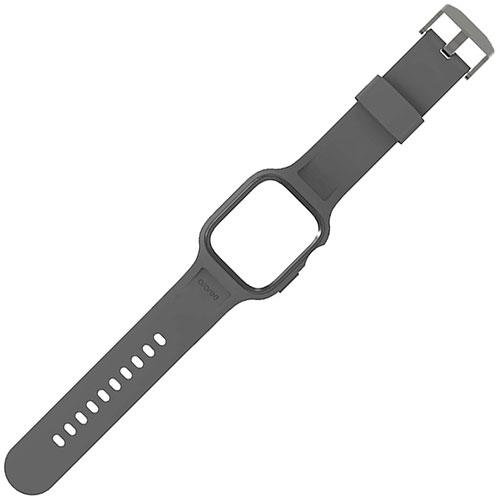 araree アラリー Duple Pro ケース一体型バンド for Apple Watch 40/41mm グレー ASNAR26478AW|スマートフォン・タブレット・携帯電話 iPhone Apple Watch用アクセサリ