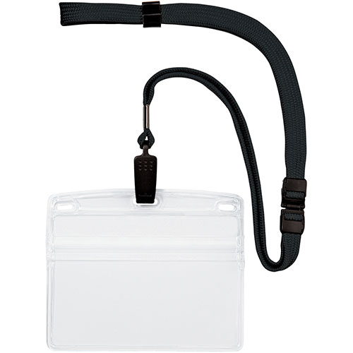 オープン工業 吊り下げ名札 クリップ式 ヨコ特大 1枚 黒 ASNOPEN-K-NL-21P-BK|雑貨・ホビー・インテリ..