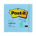 3M Post-it ポストイット 再生紙 ノート ブルー ASN3M-654RP-BN|文房具 オフィス用品 消耗品