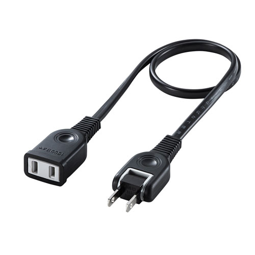 【5個セット】 サンワサプライ 電源延長コード ASNTAP-EX21005BKX5|パソコン パソコン周辺機器 ケーブル