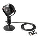 サンワサプライ スピーカー内蔵360度Webカメラ ASNCMS-V71BK|カメラ カメラ本体 WEBカメラ