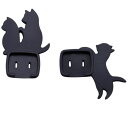 スマイルキッズ ねこのコンセントカバー2個組 ねこB ASNAKN-18B|雑貨・ホビー・インテリア 雑貨 雑貨品