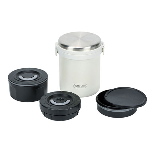 パール金属 ホームレーベル 全真空ステンレスランチジャー1500 ホワイト ASNHB-5670|雑貨・ホビー・イ..