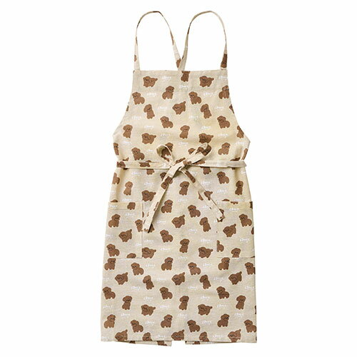 レビューを書いて　緑花堂5％OFFクーポンGET！レビューを書いたらメールでお知らせくださいね レップ エプロン 着脱のしやすい前結び&バッククロスタイプ トイプードル/ベージュ ASNREP-563809|雑貨・ホビー・インテリア キッチン雑貨 調理器具 しっかり結べる前結びタイプで固定ができ安心した着心地のエプロンです。・品質の良いインドの綿花から紡いだ糸で、丁寧にしっかりと織られた生地を用いたエプロン。毎日着ていただいても長くお使いいただけます。 ・着脱のしやすいバッククロスタイプエプロン。ササっと被ることができるので忙しい方にもおススメのデザイン。ゆったりとした着心地になっています。 ・肩紐が太めで安定した着心地です。フリーサイズなので身長や体型を気にせずに着ていただけます。 ・ゆったりとした着心地になるようなサイズ感に仕上げています。男性の方にもおススメです ・前部分には左右二か所にポケットがついており、ディッシュクロスや携帯などさっとしまうことができるので、とても便利です。素材 : 綿100% 保証期間 : 初期不良対応 生産国 : インド▼関連商品:商品カテゴリー ◇ 緑花堂セレクト＞ 雑貨・ホビー・インテリア＞ キッチン雑貨