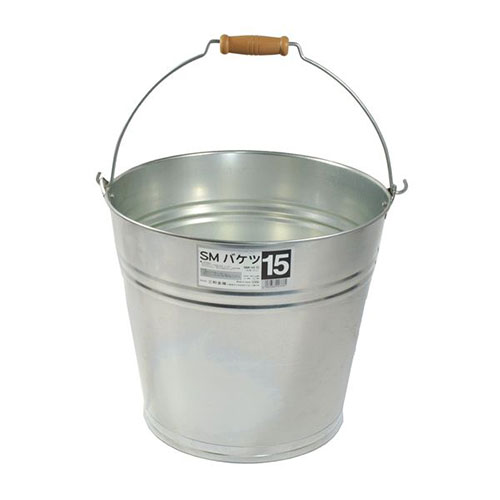 【3セット】 三和金属 SMバケツ 15型 ASNMMT03381X3|雑貨・ホビー・インテリア ホビー 園芸・ガーデニ..