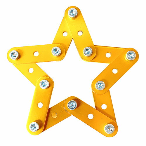 ザオーブロック メダル(スター) ゴールド 【アルミ廃材を利用した環境配慮型(SDGs・サステナブル)組み立て玩具】 ASNZ-008-G|雑貨・ホビー・インテリア キッズ・子供用品 玩具・おもちゃ