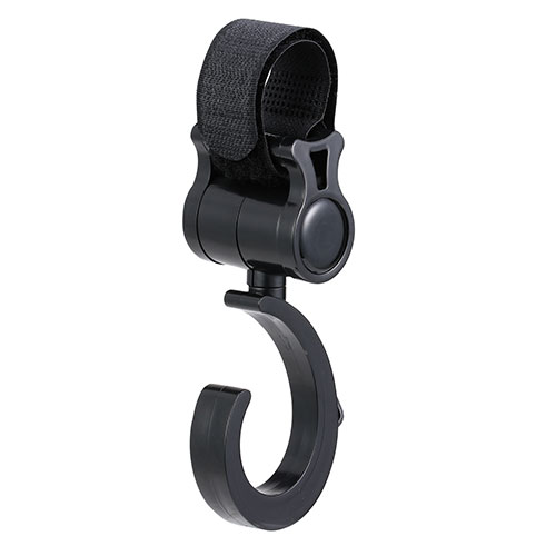 【5セット】 ARTEC ベビーカー用回転フック 2ヶ組 耐荷重約3〜4kg 360度回転 ASNATC75537X5|雑貨・ホビー・インテリア 雑貨 雑貨品