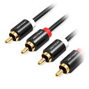 【5本セット】 VENTION 2RCA Male to Male オーディオケーブル メタルタイプ 1.5m ブラック ASNVA-6357X5|家電 オーディオ関連 その他オーディオ機器