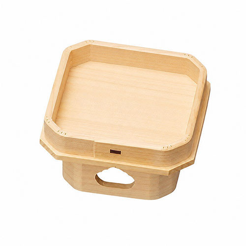 ヤマコー 用美 業務用 白木ミニ三宝 (約7.5×7.5×H4.3cm) ホテル・旅館・レストラン...