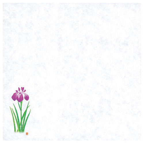 【100枚入×5セット】 ヤマコー 用美 業務用 四季耐油天紙(小)菖蒲 ASNyamaco64916X5|雑貨・ホビー・イ..