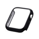 エレコム ハードバンパー Apple Watch SE (第2世代)、SE、Series 6/5/4 (44mm) メタリックブラック ASNAW-23DBPP...