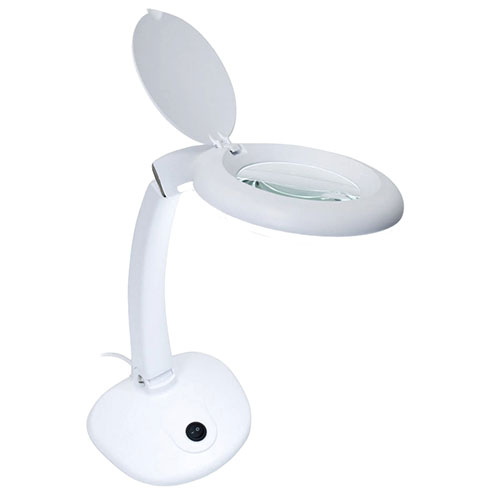 サンコー 30LEDライト付きスタンドルーペ 無段階調整可能なスタンド式 大型レンズ 最大4倍の拡大率 ASN..