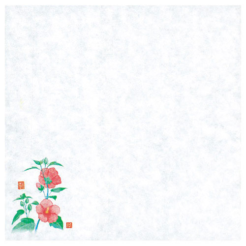 ヤマコー 用美 業務用 四季耐油天紙 (小) 芙蓉 (100枚入) ASNyamaco65481|雑貨・ホビー・インテリア キ..