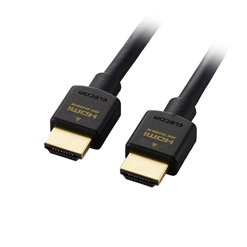 ���쥳�� HDMI�����֥� HDMI2.1 ����ȥ�ϥ����ԡ��� 1.0m �֥�å� ASNDH-HD21E10BK2|���� �����ǥ�����Ϣ AV�����֥�