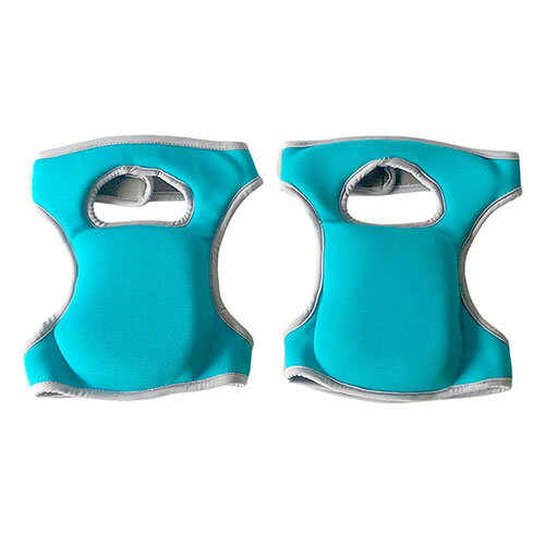 富士商 やわらか膝パッド(おそうじ用) 太もも周り38〜48cm・膝回り35〜44cm ターコイズブルー ASNF0923..