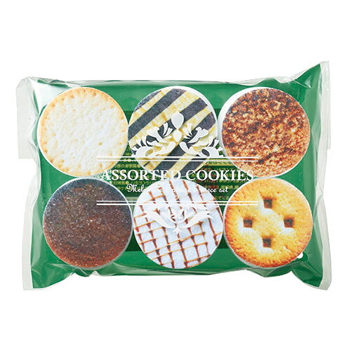 【6個入×10セット】 クッキーアソートメラミンスポンジ 美味しそうなクッキーの詰め合わせ風デザイン ..