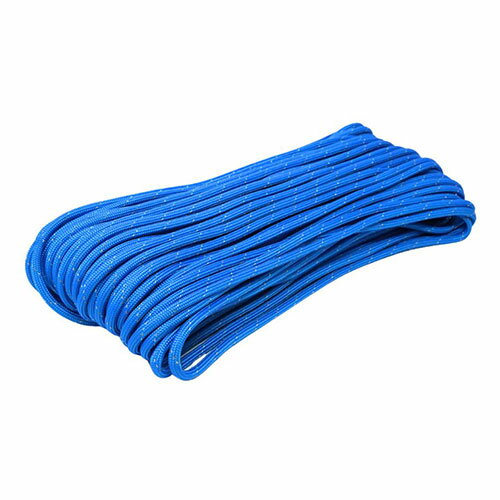 リッチボンド TIGER アメリカ製パラコード 5M リフレクティブ 反射材入りナイロン製 ブルー ASNTIGER06..