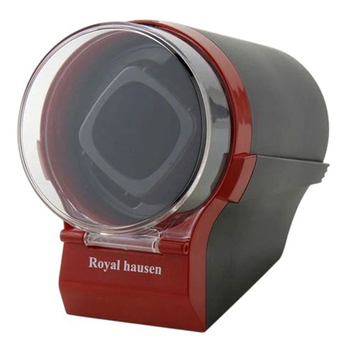 Royal hausen ロイヤルハウゼン ワインダー ワインディングマシーン 1本巻 大事な腕時計を大切に保管 レッド ASNSR097RD|雑貨・ホビー・インテリア 雑貨 腕時計