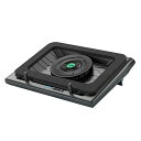 llano ノートパソコン 冷却パッド 15-19インチ対応 ブラック ASNV12-BK|パソコン パソコンパーツ 冷却パーツ