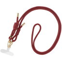 LEPLUS NEXT スマートフォン(汎用) ショルダーストラップ SHOULTY MULTI STRAP Wフックベーシックタイプ ボルドー ASNLN-SS11RD|スマートフォン・タブレット・携帯電話 スマートフォン その他アクセサリー(2)