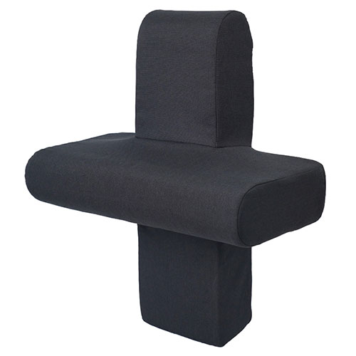 サンコー 抱きしめて あごのせクッション あぐらで・ソファーで・うつぶせで楽々 ASNAGNS24HBK|雑貨・ホビー・インテリア インテリア 布関連(テーブルクロス・クッション)