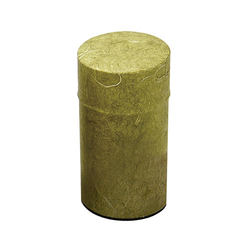 【5本セット】 ヤマコー てまひま工房 ぽッ・かん L お茶缶にナチュラルな和紙を貼って仕上げたかわいい容器 グリーン ASNyamaco81325X5|雑貨・ホビー・インテリア キッチン雑貨 調理器具