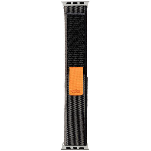 LEPLUS NEXT Apple Watch 42(Series 1,2,3)/44/45/46/49mm バンド CORVIN ベルクロナイロンバンドB グレーブラック ASNLN-AW49B04BK|スマートフォン・タブレット・携帯電話 iPhone Apple Watch用アクセサリ