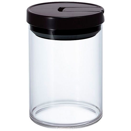 【5セット】 HARIO 珈琲キャニスター M ブラック ASNMCNR-200-BX5|雑貨・ホビー・インテリア キッチン雑貨 保存容器・キャニスター