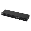 ラトックシステム 4K60Hz対応 HDMIパソコン切替器(4台用) ASNRS-460UH-4K|パソコン パソコン周辺機器 CPU切替器(KVM)